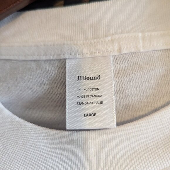 JJJJOUND - Graphic white t-shirt - Sz L - Picture 6 of 6